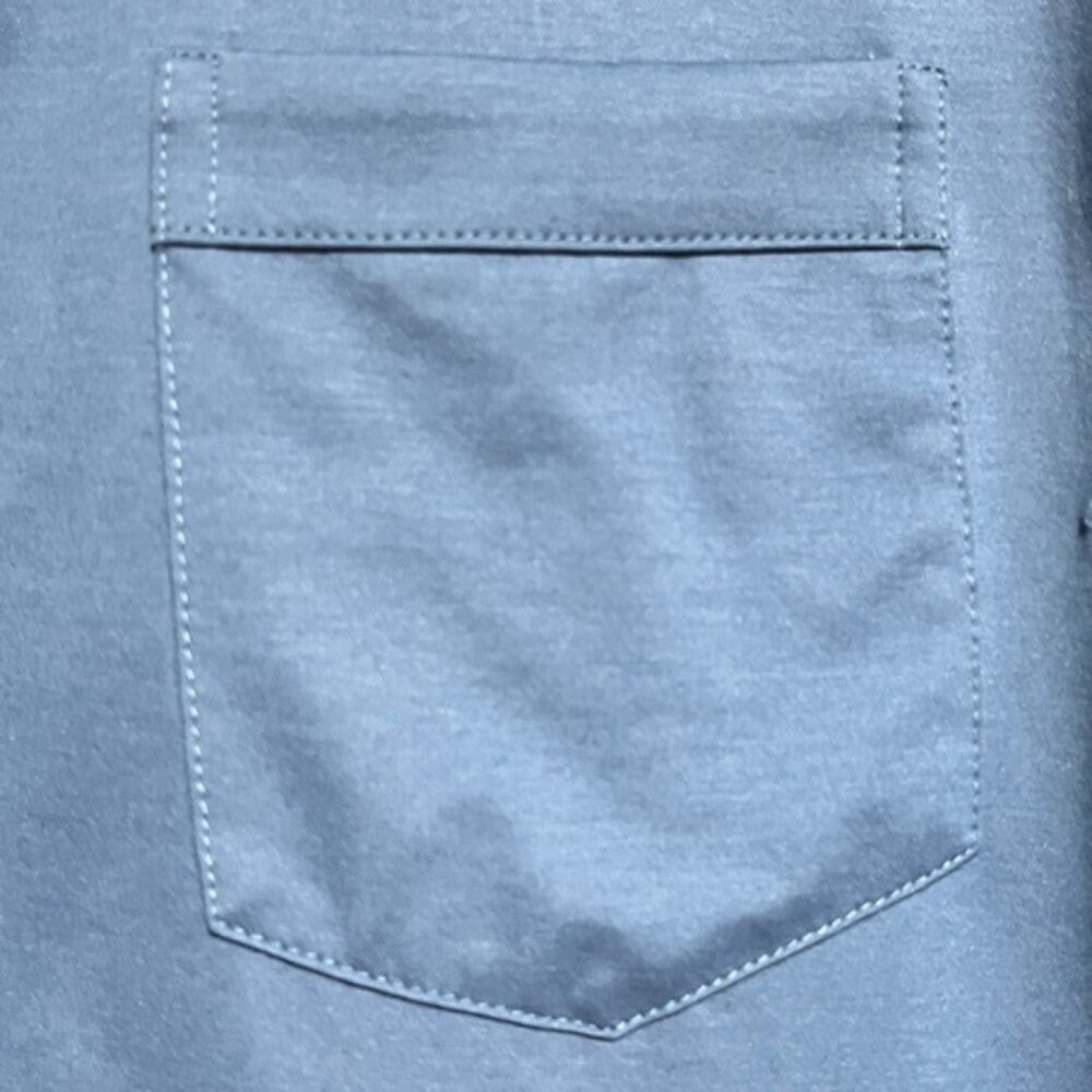 Kit and Ace Deep Navy Short-Sleeve Button-Down Polo - Picture 4 of 10